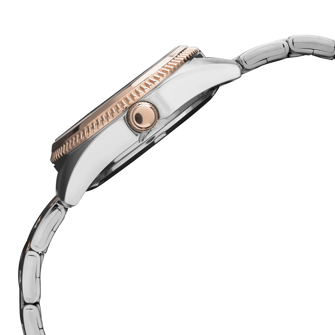 AH7CK6X1 Silver White Patterned Dial