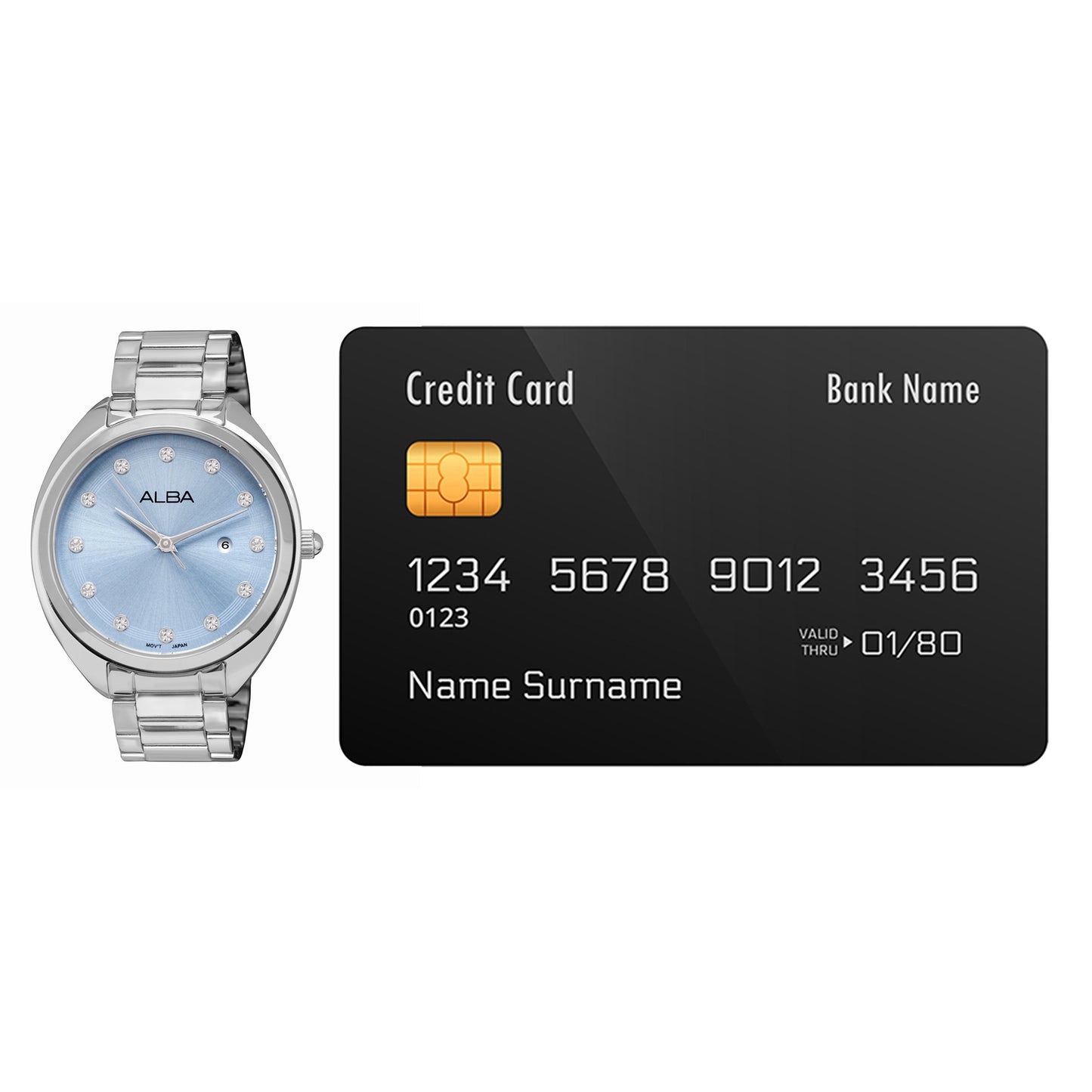 AH7CU5X1 Light Blue Dial