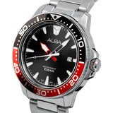 AS9T99X1 Black & Red Dial Quartz Watch
