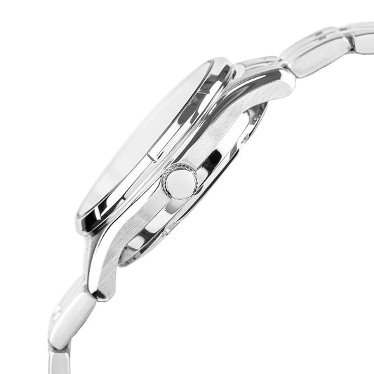 AH7CY9X1 Marine Blue Patterned Dial Ladies Watch