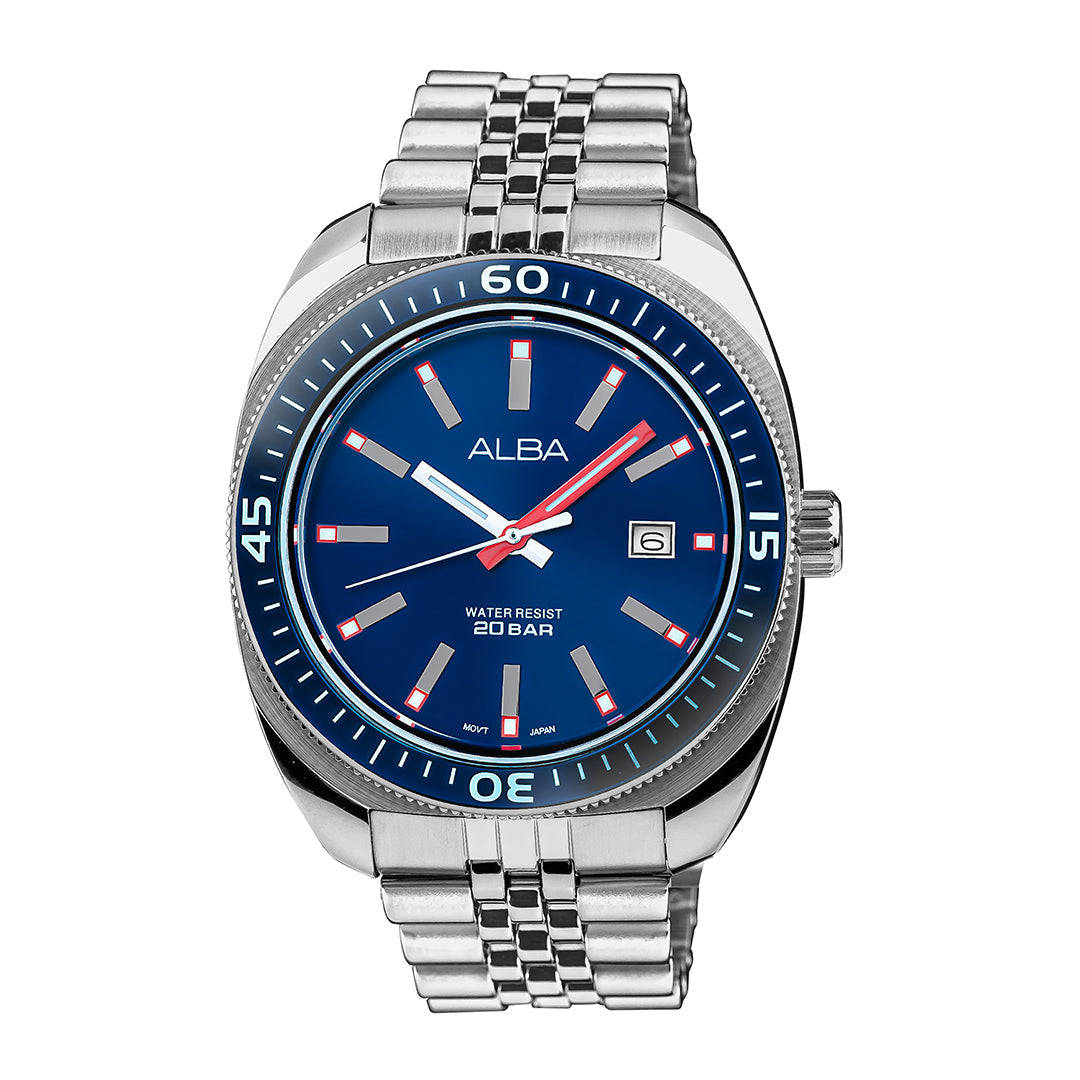 Alba AS9T79X1 Blue Dial Quartz Watch