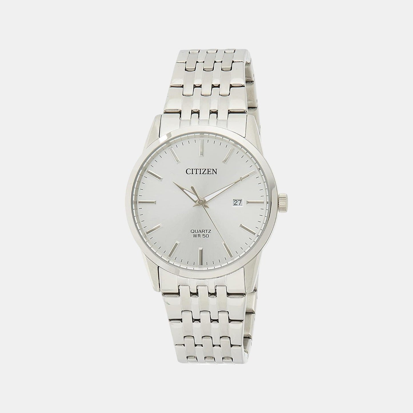 Citizen X Men Quartz Silver Dial Analog Stainless Steel Watch BI5000-87A