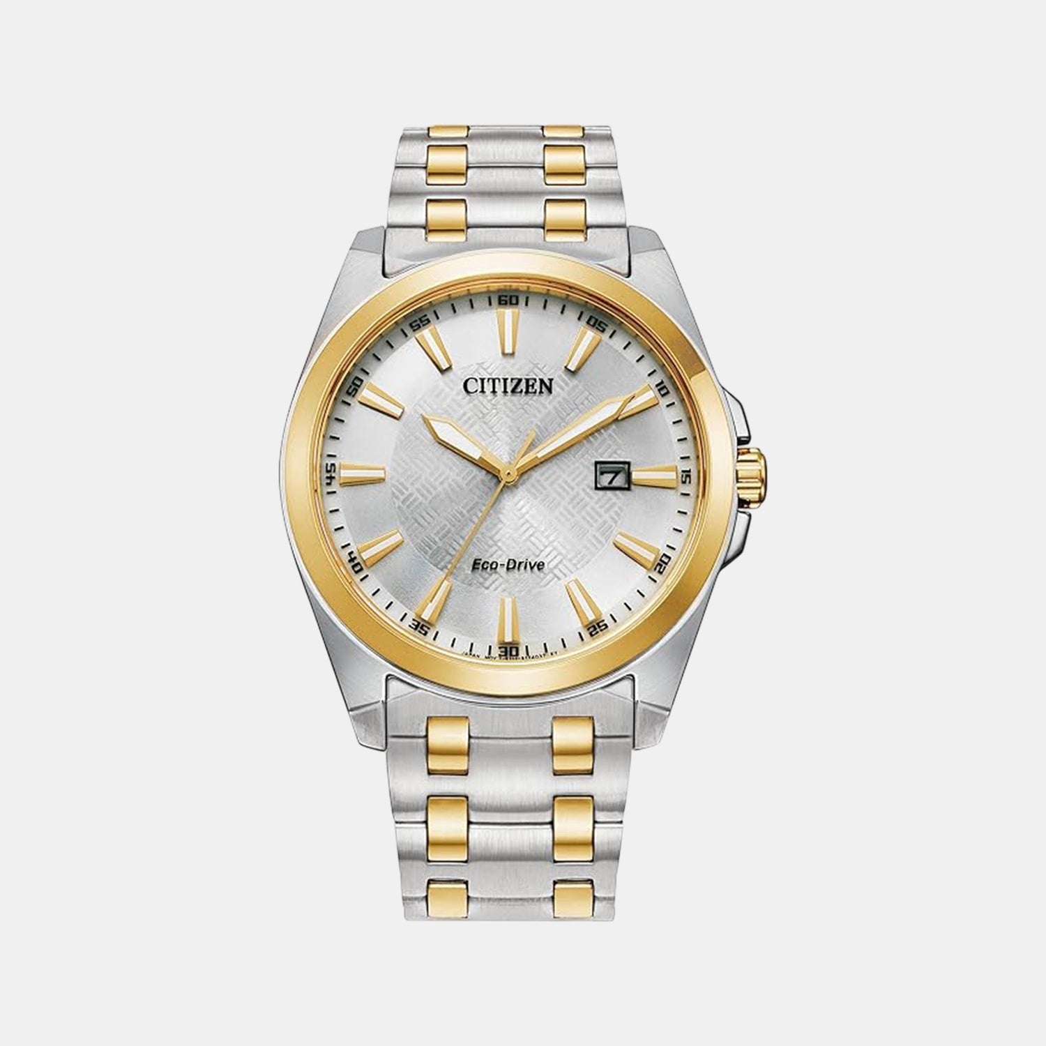 Sport Luxury Chrono Men Quartz Silver Dial Analog Stainless Steel Watch BM7534-59A