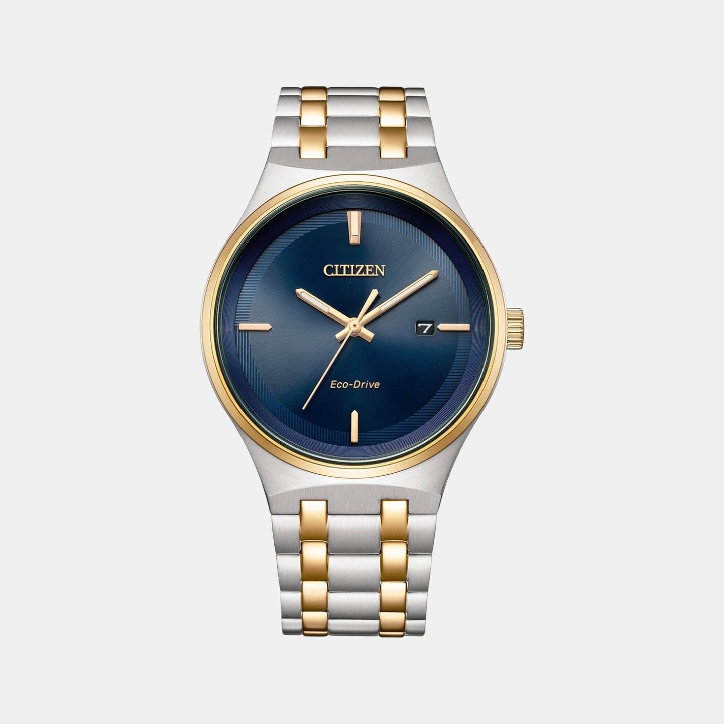 Axiom Men Quartz Blue Dial Analog Stainless Steel Watch BM7656-51L