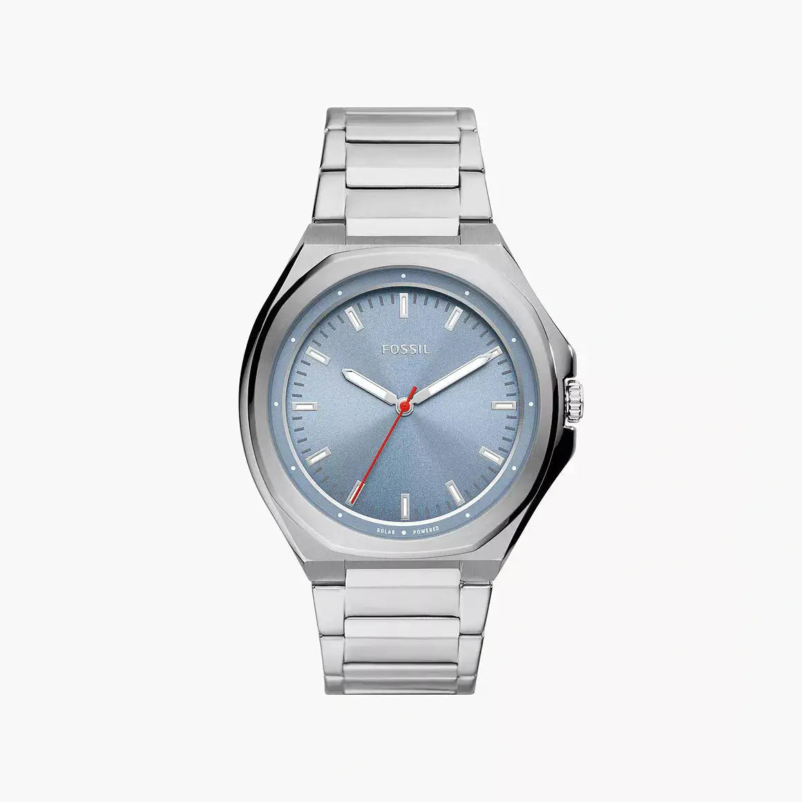 Fossil Evanston Solar-Powered Stainless Steel Watch