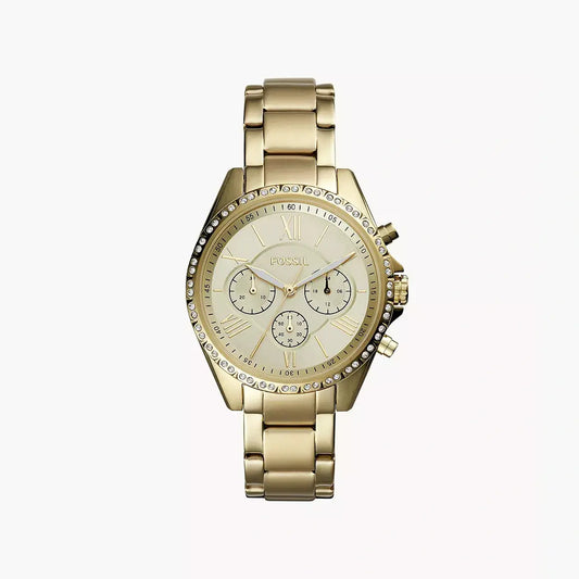 Fossil Modern Courier Chronograph Gold-Tone Stainless Steel Watch