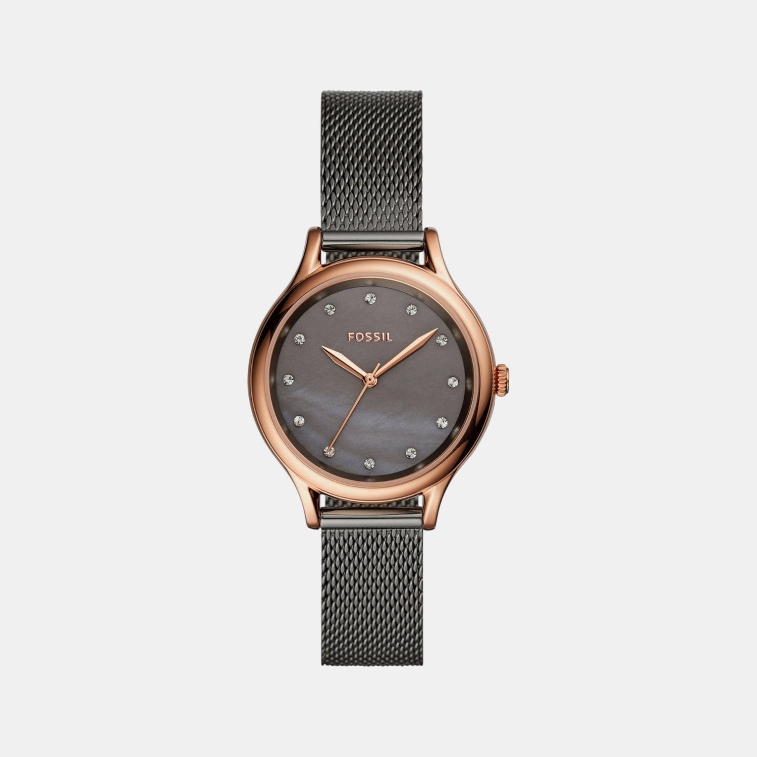 Laney Women Quartz Mother Of Pearl Dial Analog Mesh Watch BQ3393