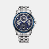 Calendrier Men Quartz Blue Dial Analog Stainless Steel Watch BU0088-51H