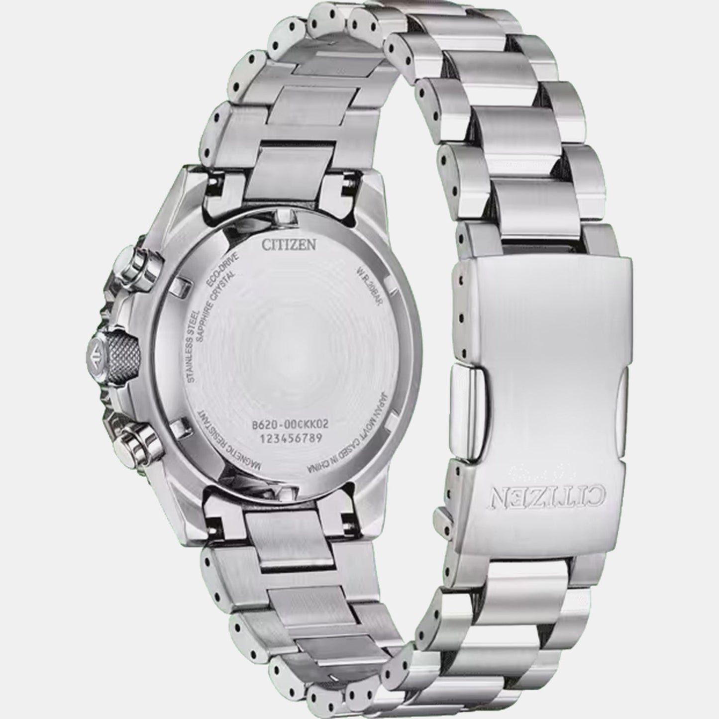 Promaster Men Quartz Peach Dial Chronograph Stainless Steel Watch CA4664-60X