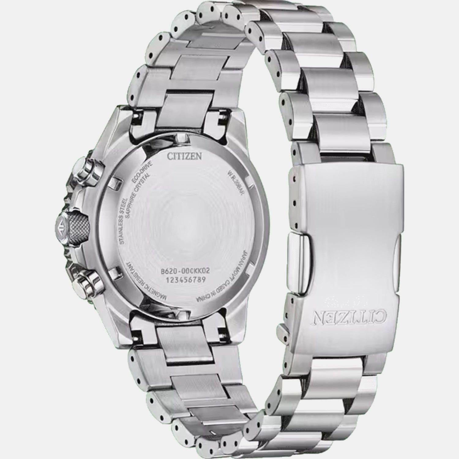 Promaster Men Quartz Peach Dial Chronograph Stainless Steel Watch CA4664-60X