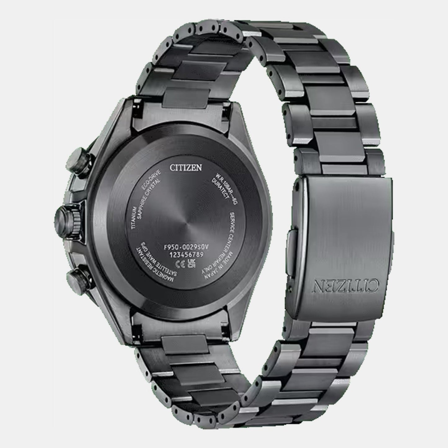 Attesa Men Quartz Multicolour Dial Chronograph Titanium Watch CC4077-71Z