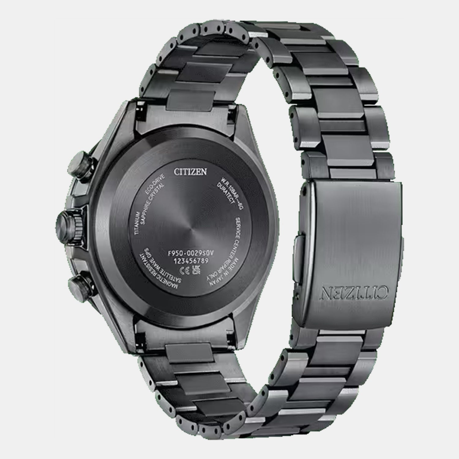 Attesa Men Quartz Multicolour Dial Chronograph Titanium Watch CC4077-71Z