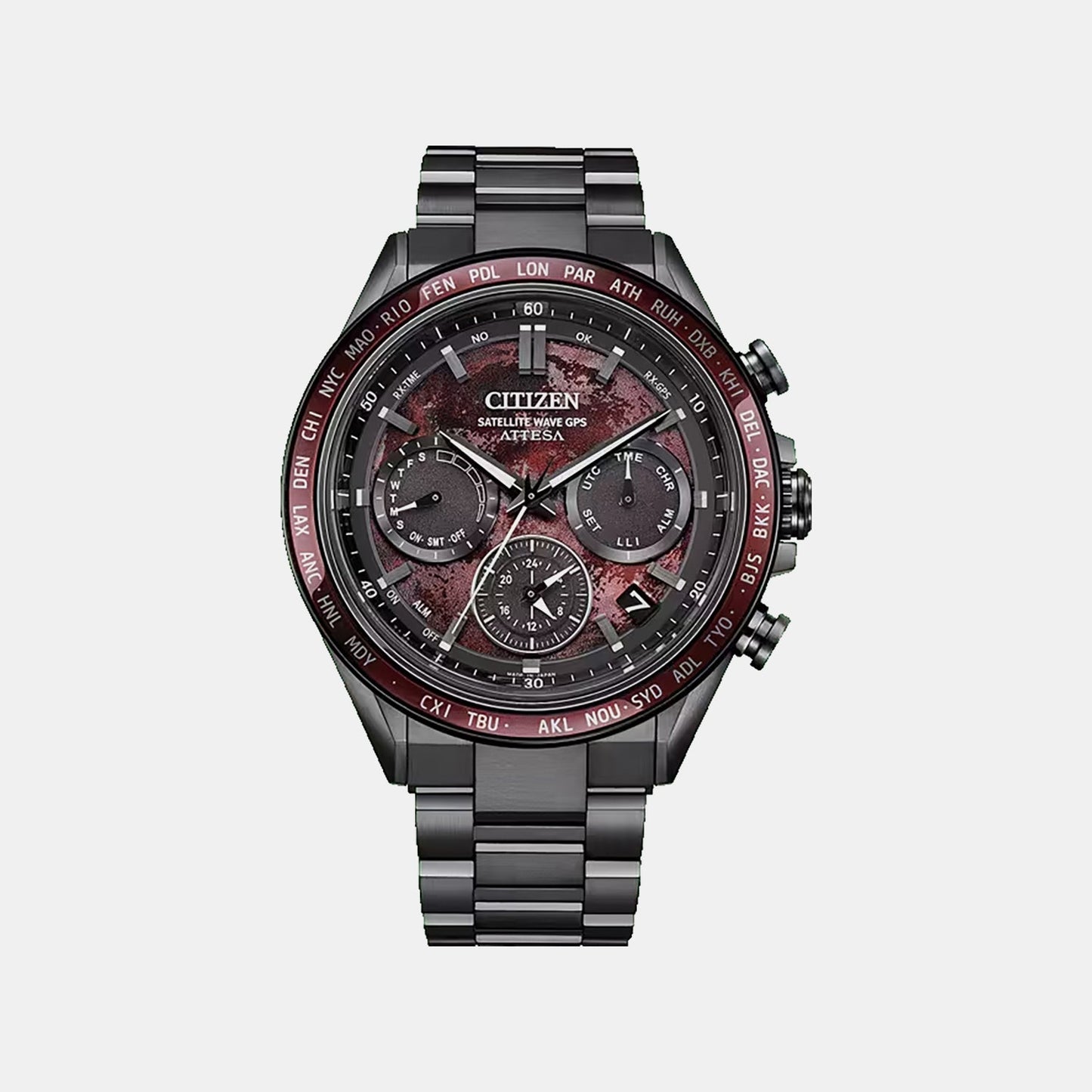 Attesa Men Quartz Multicolour Dial Chronograph Titanium Watch CC4077-71Z