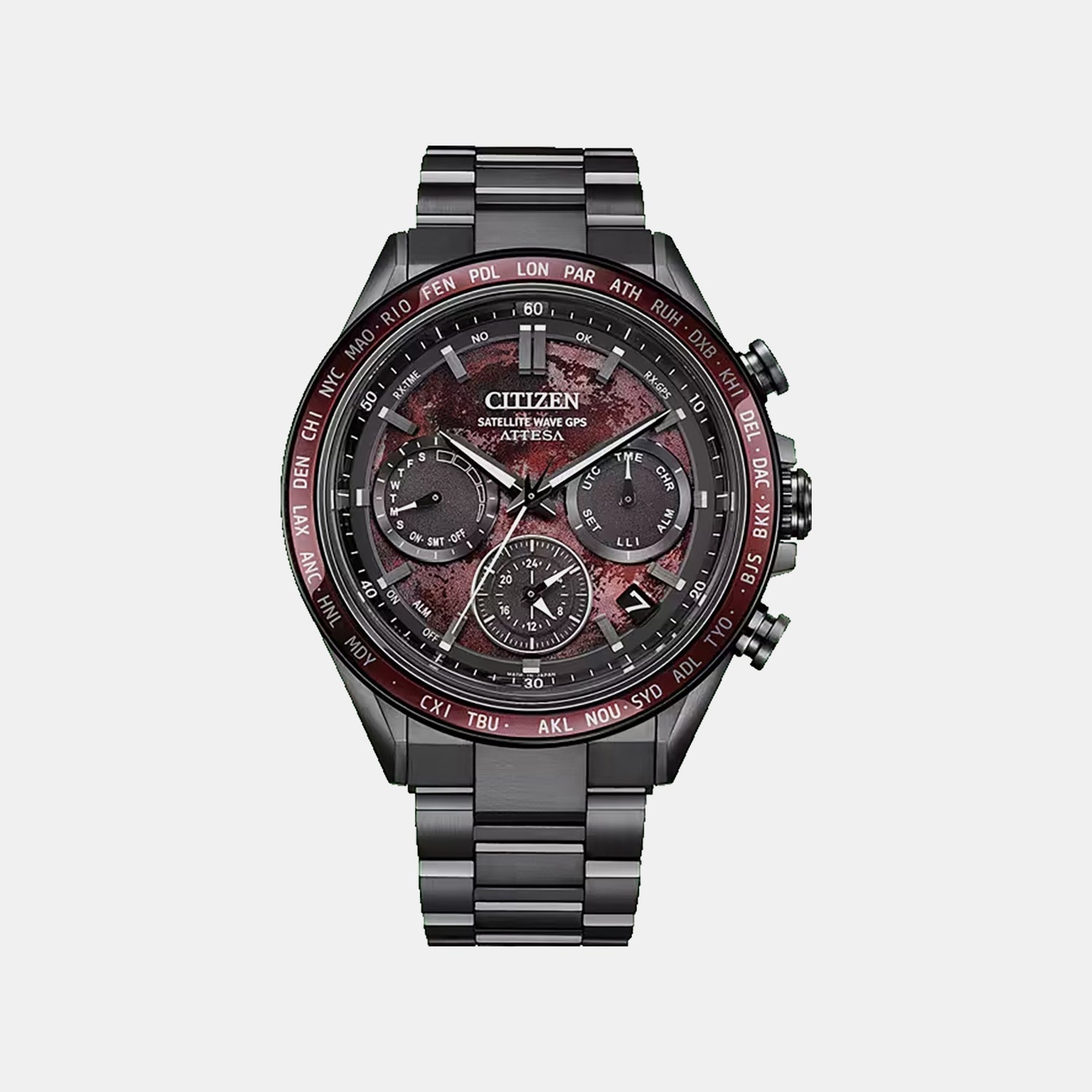 Attesa Men Quartz Multicolour Dial Chronograph Titanium Watch CC4077-71Z