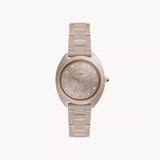 Fossil Gabby Three-Hand Date Salted Caramel Stainless Steel And Ceramic Watch