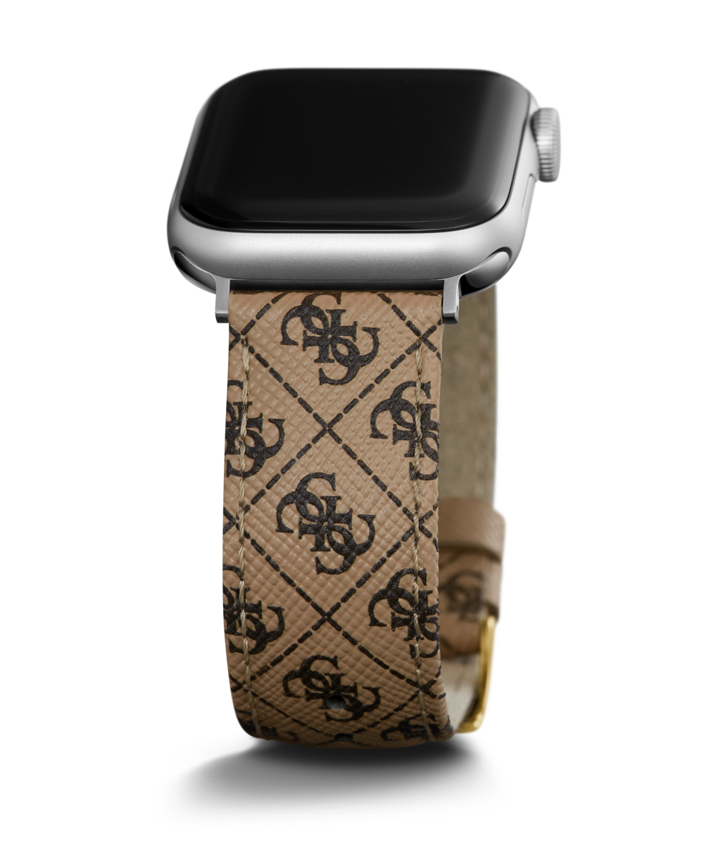 GUESS Logo Leather Band for Apple 38-40 mm Watch