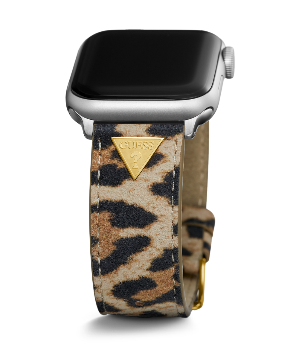 GUESS Logo Leather Band for Apple 38-40 mm Watch