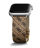 GUESS Logo Leather Band for Apple 42-44 mm Watch