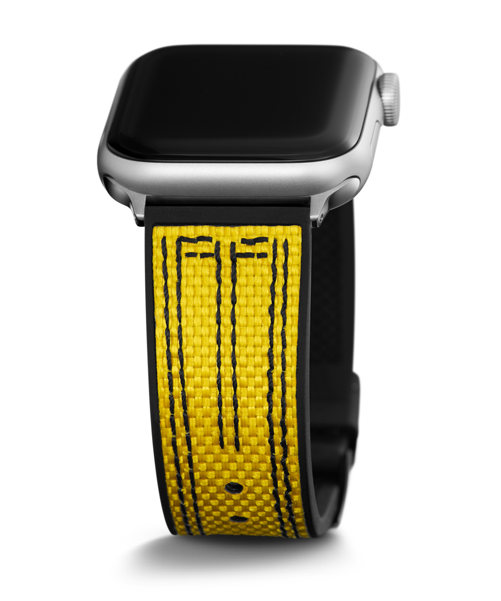 GUESS Nylon on Silicone Band for Apple 42-44 mm Watch