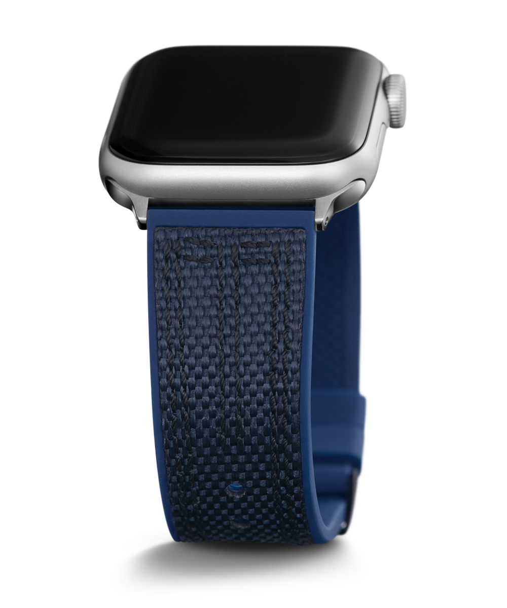 GUESS Nylon on Silicone Band for Apple 42-44 mm Watch