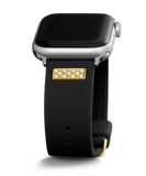 GUESS Silcone Band with Crystal inserts for Apple 42-44 mm Watch