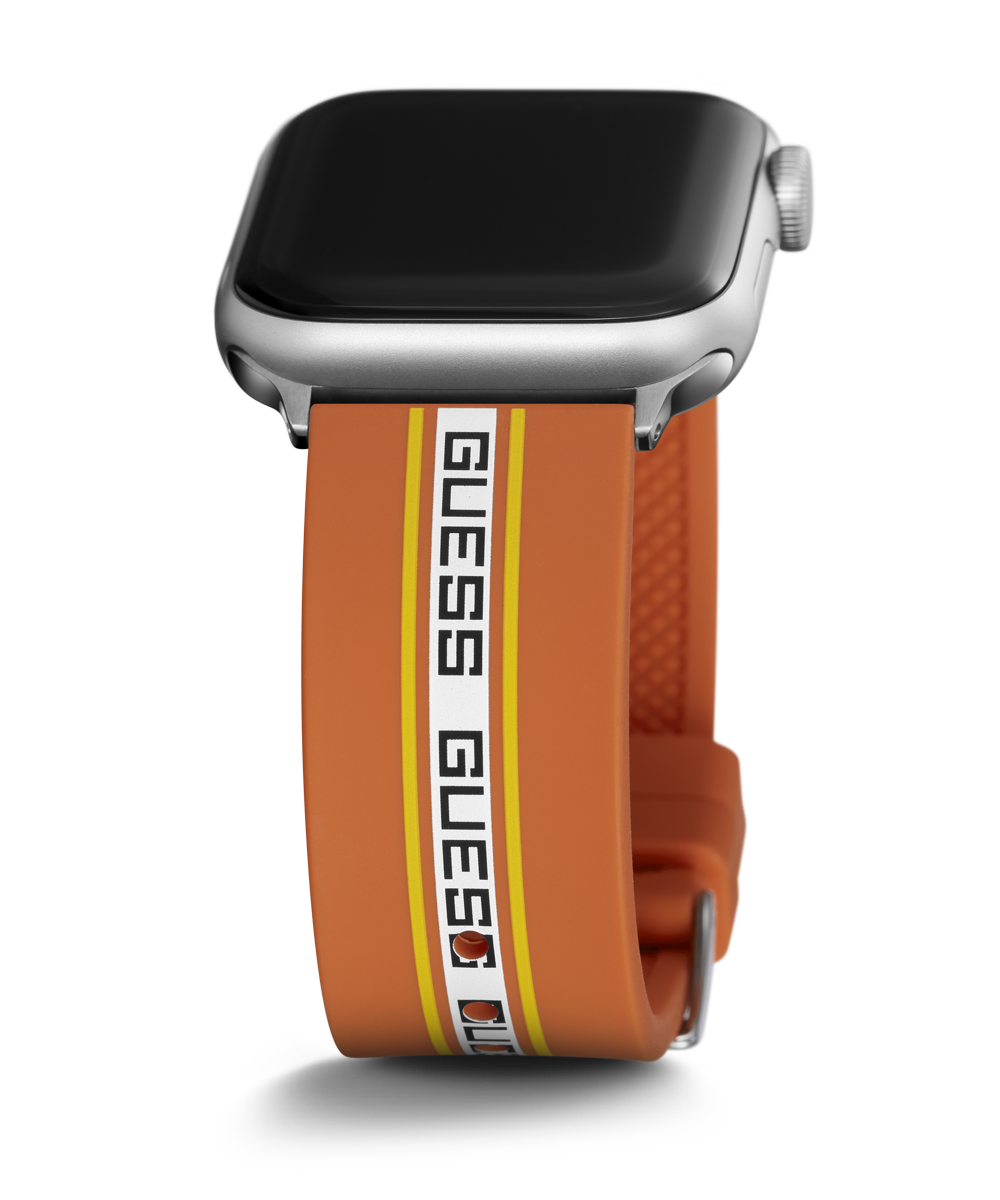 GUESS Logo Silicone Band for Apple 42-44 mm Watch