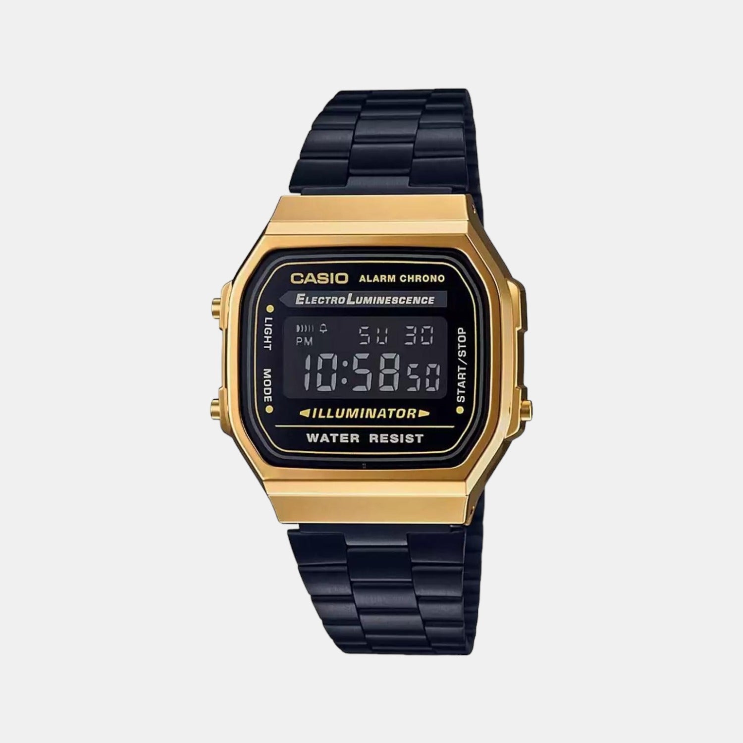 Vintage Unisex Quartz Black Dial Digital Stainless Steel Watch D148 - Casio watch