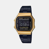 Vintage Unisex Quartz Black Dial Digital Stainless Steel Watch D148 - Casio watch