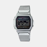 Vintage  Unisex Quartz Black Dial Digital Stainless Steel Watch D194 - Casio watch