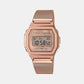 Vintage Unisex Quartz Rose Gold Dial Digital Stainless Steel Watch D196 - Casio watch
