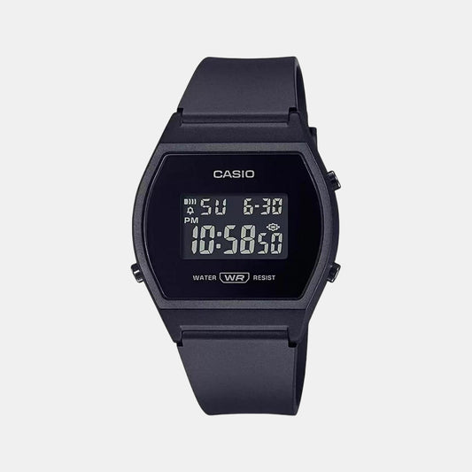 Vintage Unisex Quartz Black Dial Digital Resin Watch D215