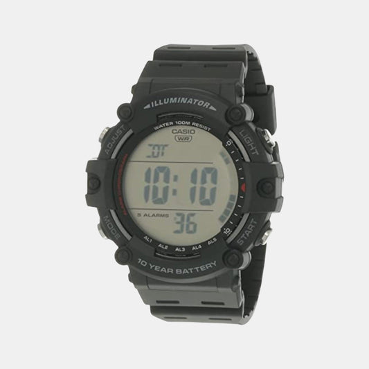 Youth Unisex Quartz Black Dial Digital Resin Watch D218
