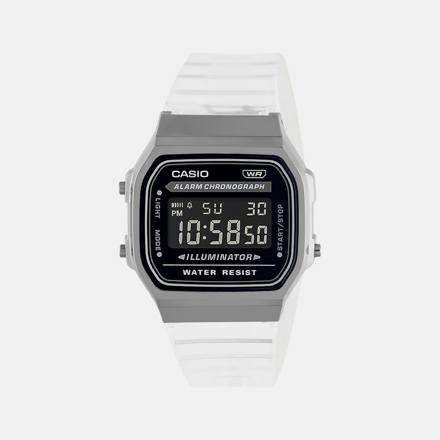 Vintage Unisex Quartz Black Dial Digital Resin Watch D306