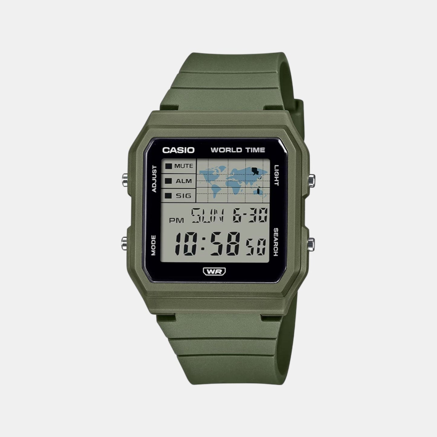 Youth Unisex Quartz Black Dial Digital Resin Watch D398