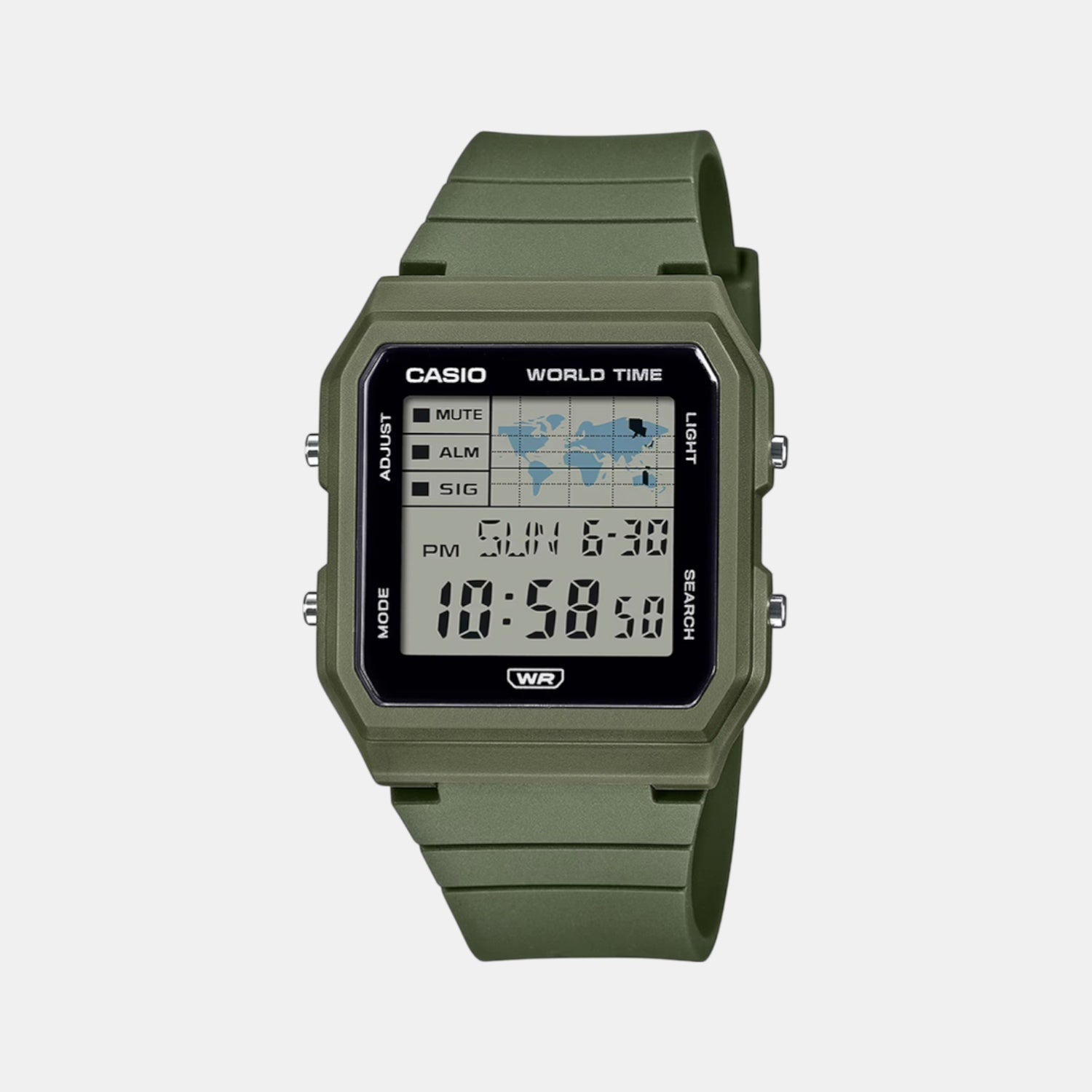 Youth Unisex Quartz Black Dial Digital Resin Watch D398