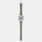 Classics Men Quartz Silver Dial Digital Stainless Steel Watch D424