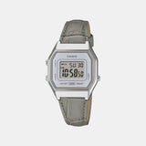 Classics Men Quartz Silver Dial Digital Stainless Steel Watch D424