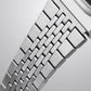 Vintage Unisex Quartz Grey Dial Digital Stainless Steel Watch D435