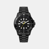 Active Men Quartz Black Dial Analog Stainless Steel Watch DK1G130M0085