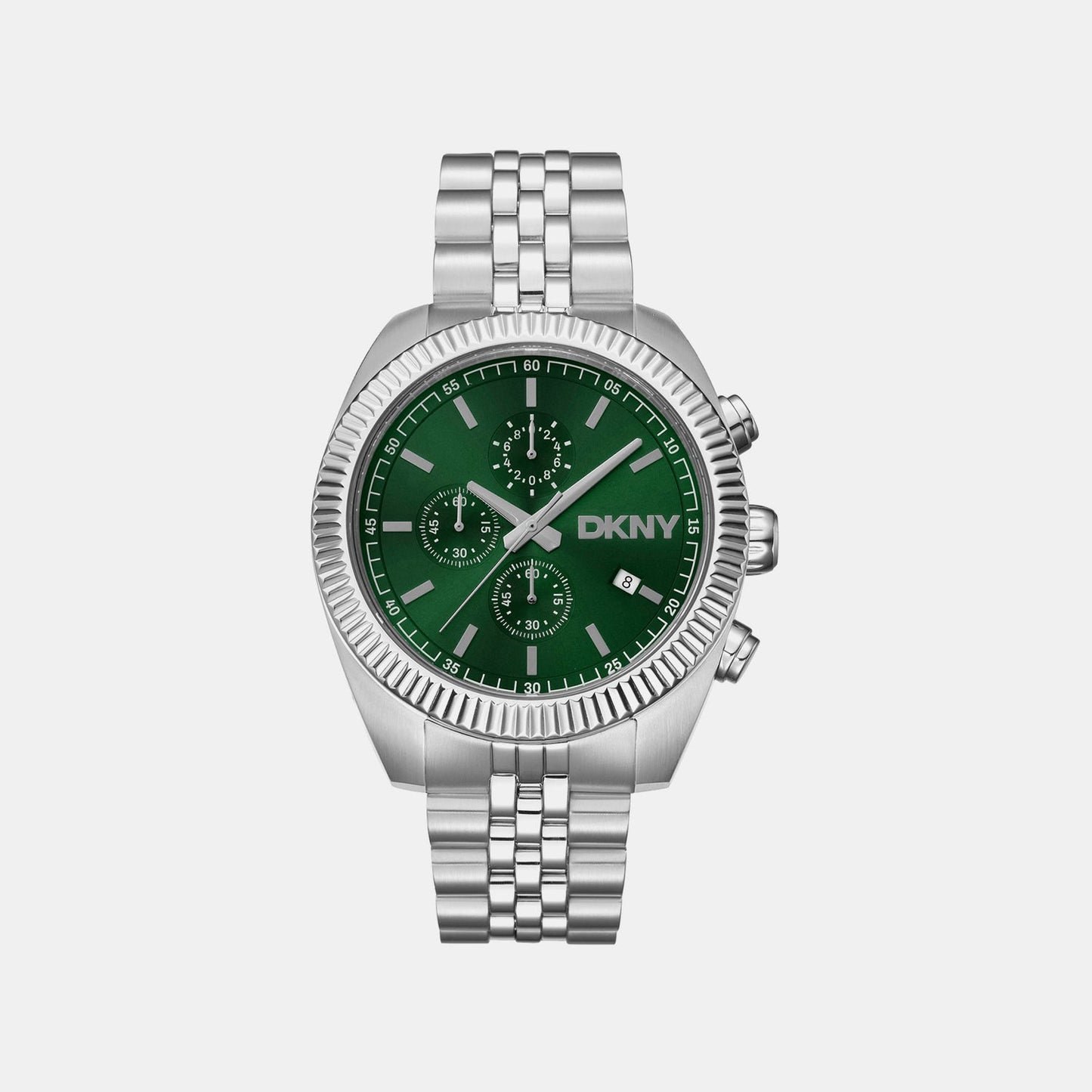 Everyday Men Quartz Green Dial Chronograph Stainless Steel Watch DK1G134M0085