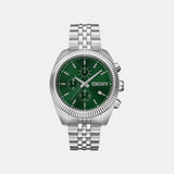 Everyday Men Quartz Green Dial Chronograph Stainless Steel Watch DK1G134M0085