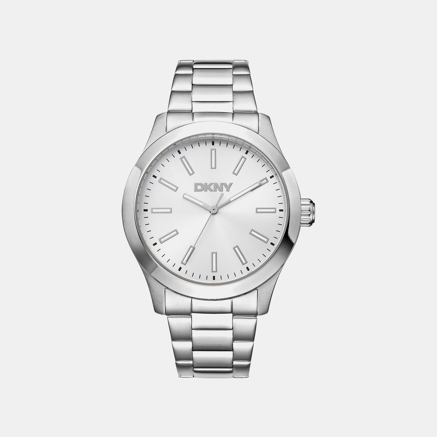 Everyday Men Quartz Silver Dial Analog Stainless Steel Watch DK1G137M0035