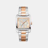 City Maxi Women Quartz Rose Gold Dial Analog Stainless Steel Watch DK1L001M0085