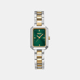 Uptown Midi Women Quartz Green Dial Analog Stainless Steel Watch DK1L009M0025