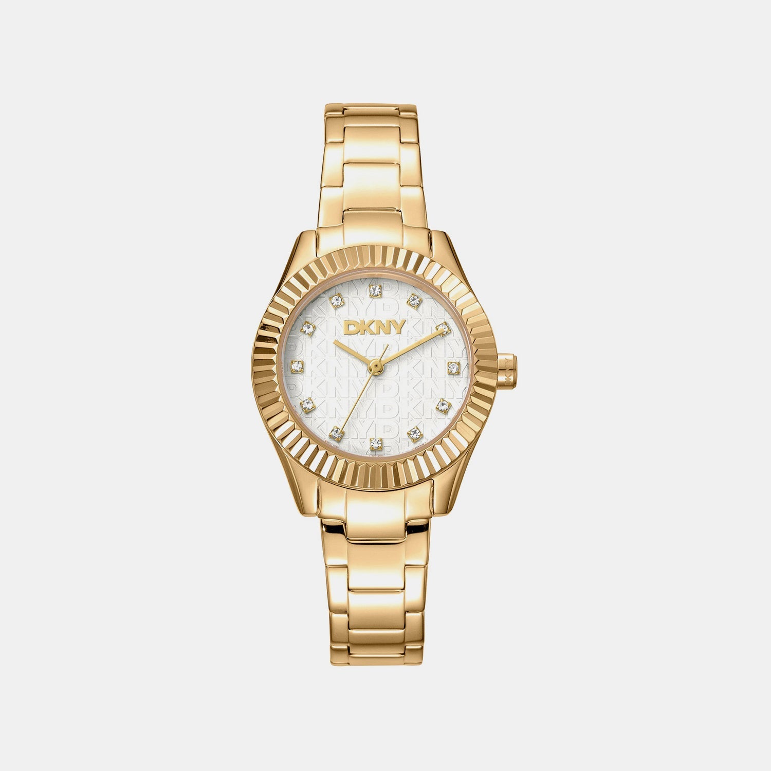 Chambers Glitz Women Quartz Silver Dial Analog Stainless Steel Watch DK1L017M0055