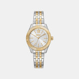 Everyday Women Quartz Silver Dial Analog Stainless Steel Watch DK1L017M1085