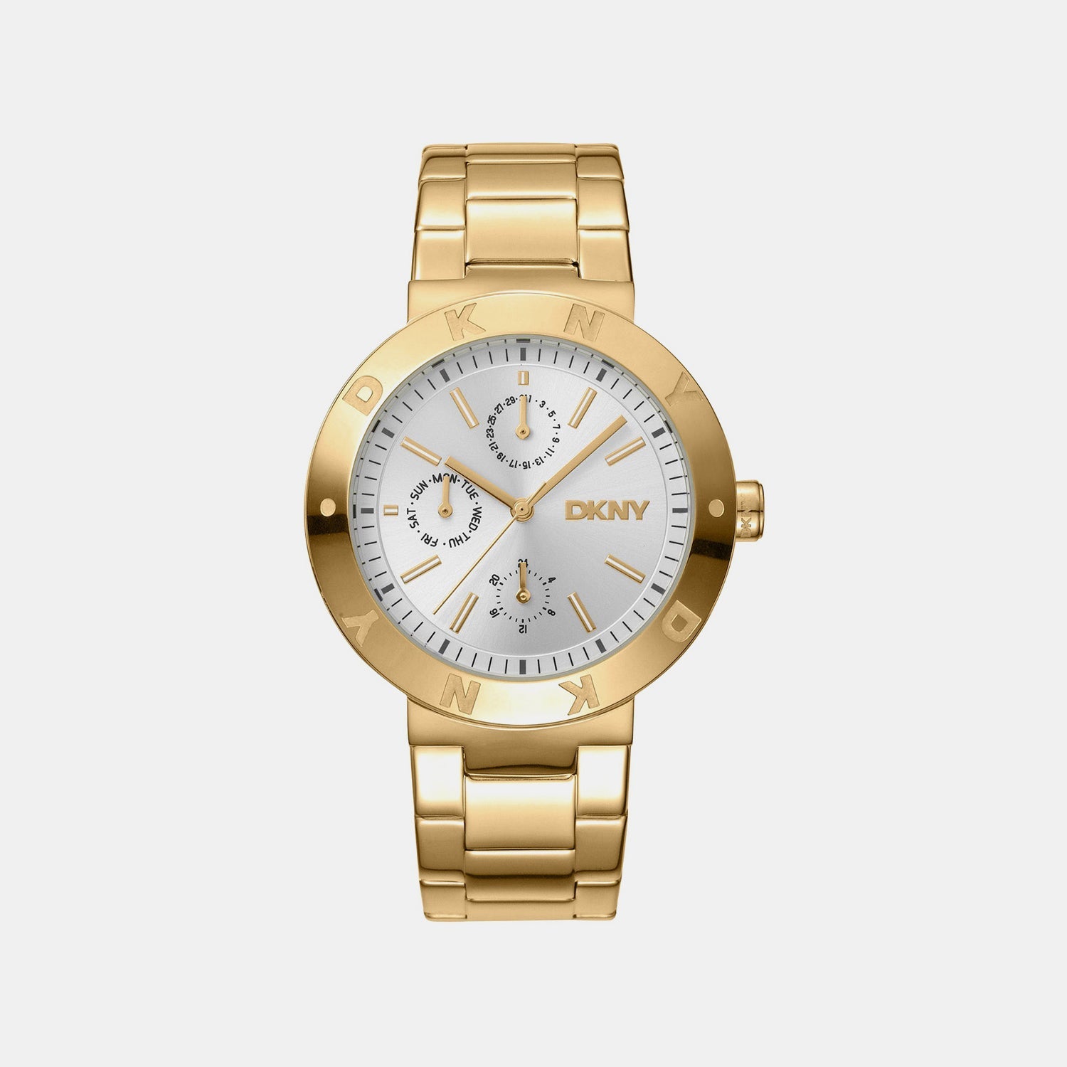Eastside Maxi Women Quartz Silver Dial Multi-Function Stainless Steel Watch DK1L022M0035