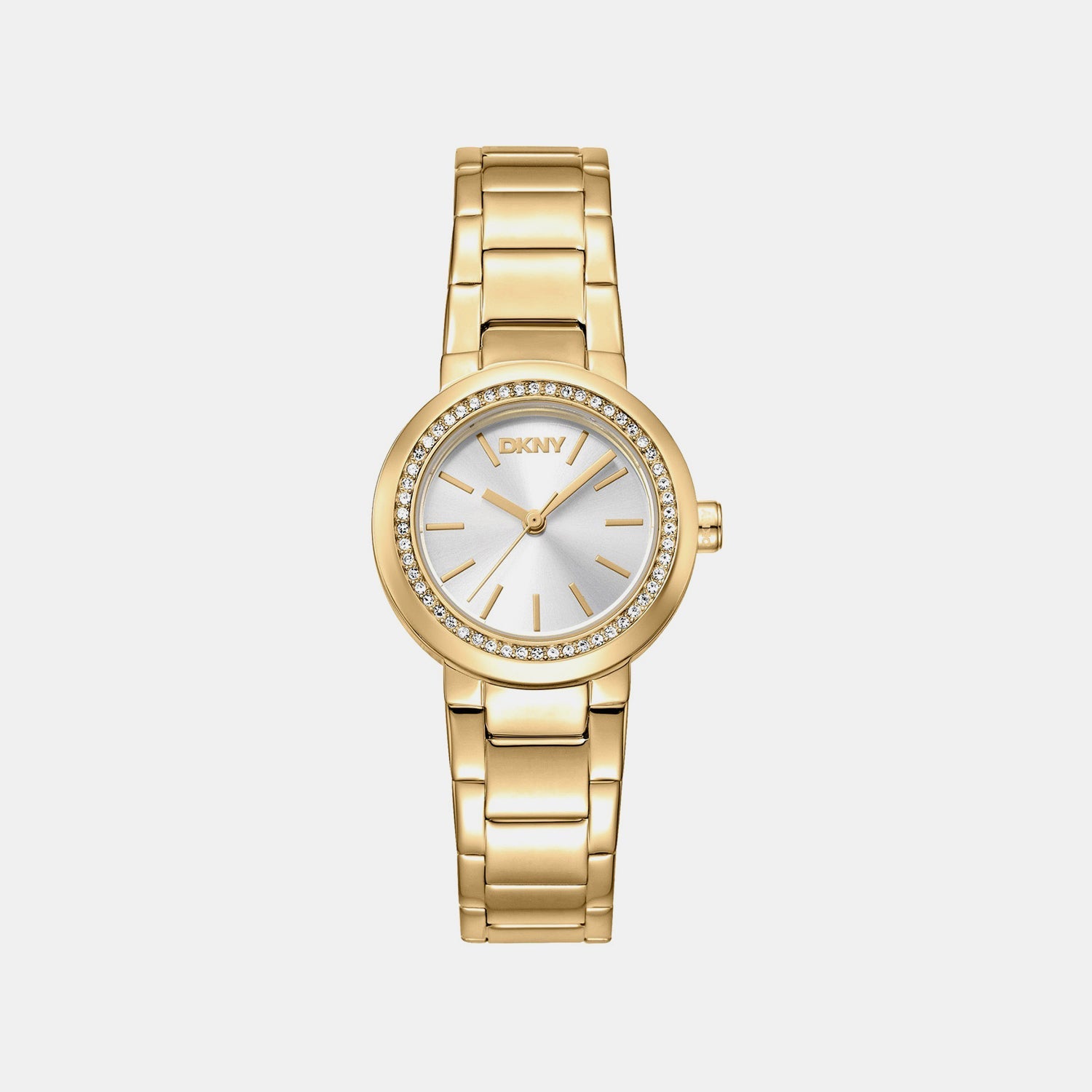 Eastside Mini Women Quartz Silver Dial Analog Stainless Steel Watch DK1L024M0135