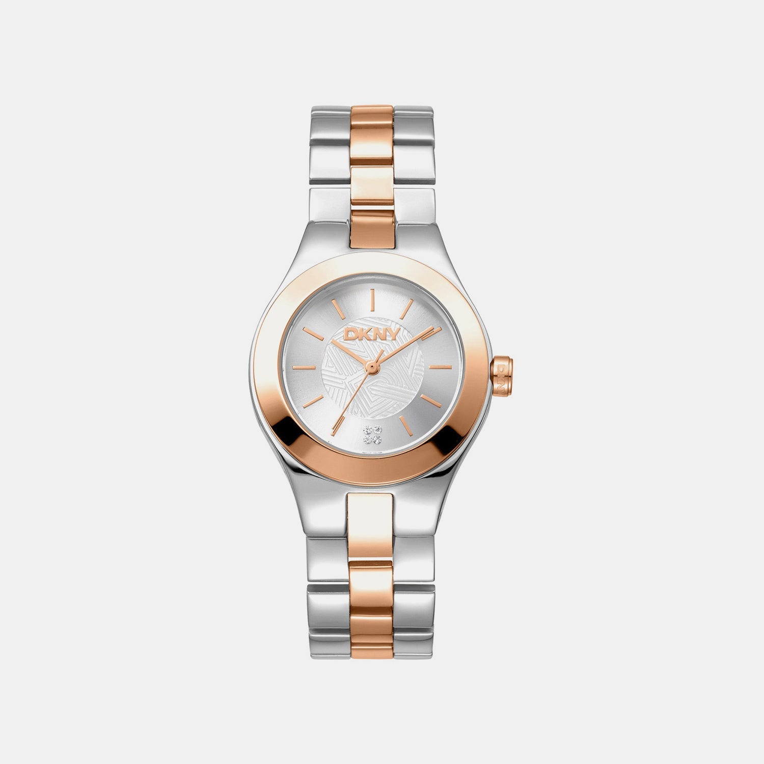 Parsons Midi Women Quartz Silver Dial Analog Stainless Steel Watch DK1L026M0075