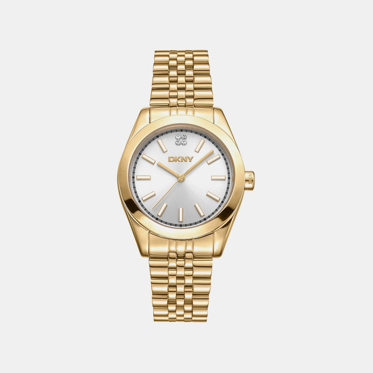 Nolita Midi Women Quartz Silver Dial Analog Stainless Steel Watch DK1L029M0055